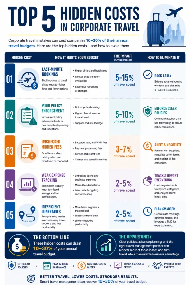 Corporate Travel Mistakes That Cost Companies Thousands and How to Avoid Them